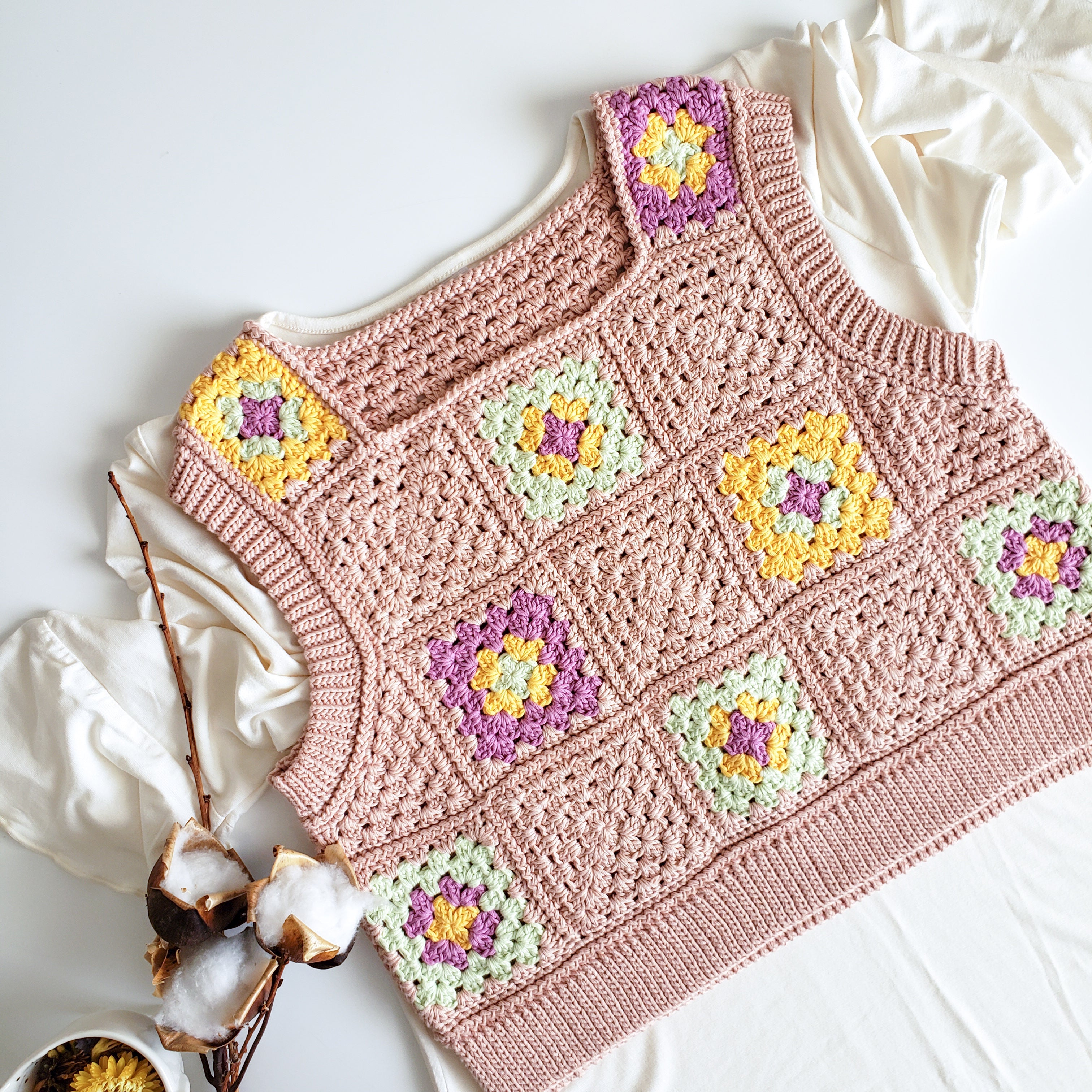 Cuadros Chalecos Tejidos De Ganchillo Chaleco Crochet Granny